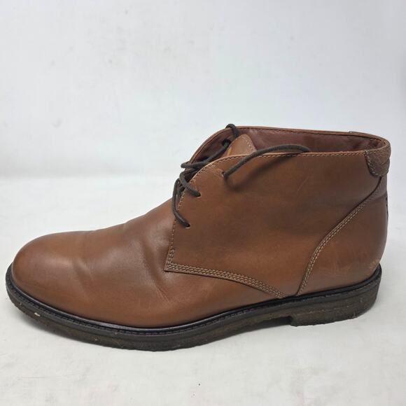 Johnston & Murphy Leather Chukka Desert Boots Brown MENS Size 10.5 Classic main image 8
